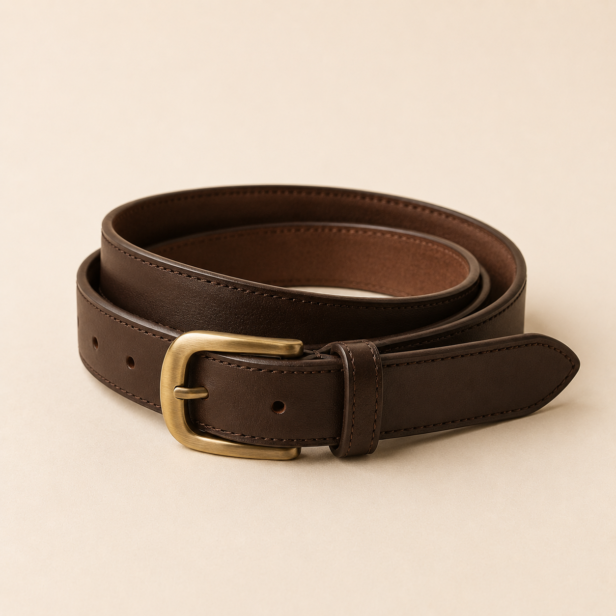 Slim Leather Belt