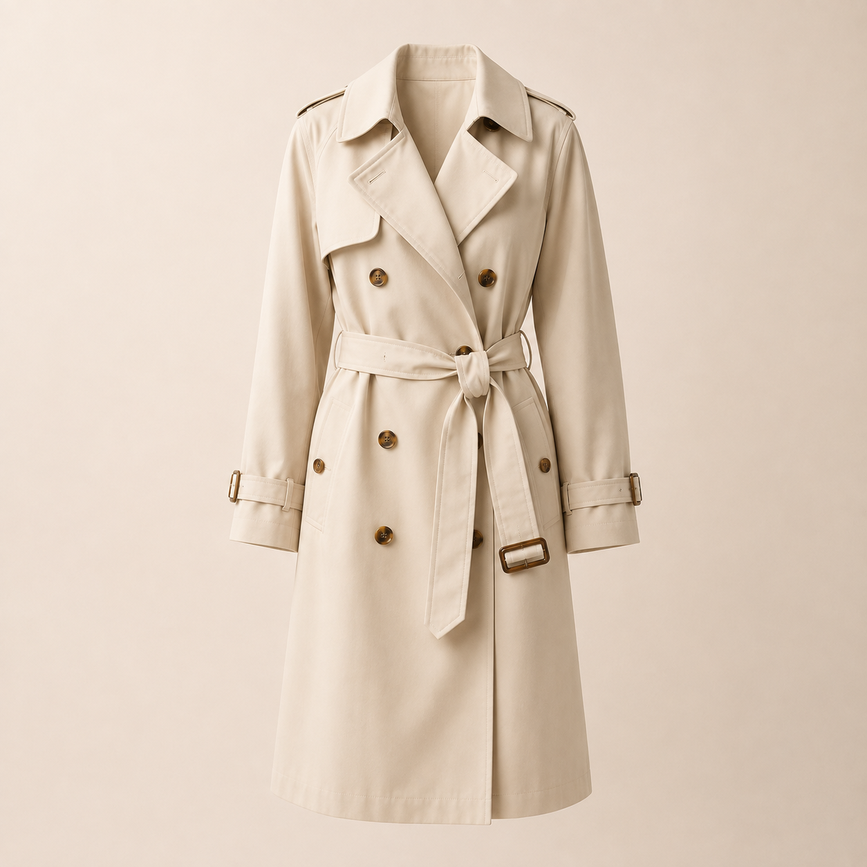 Ivory Trench Coat